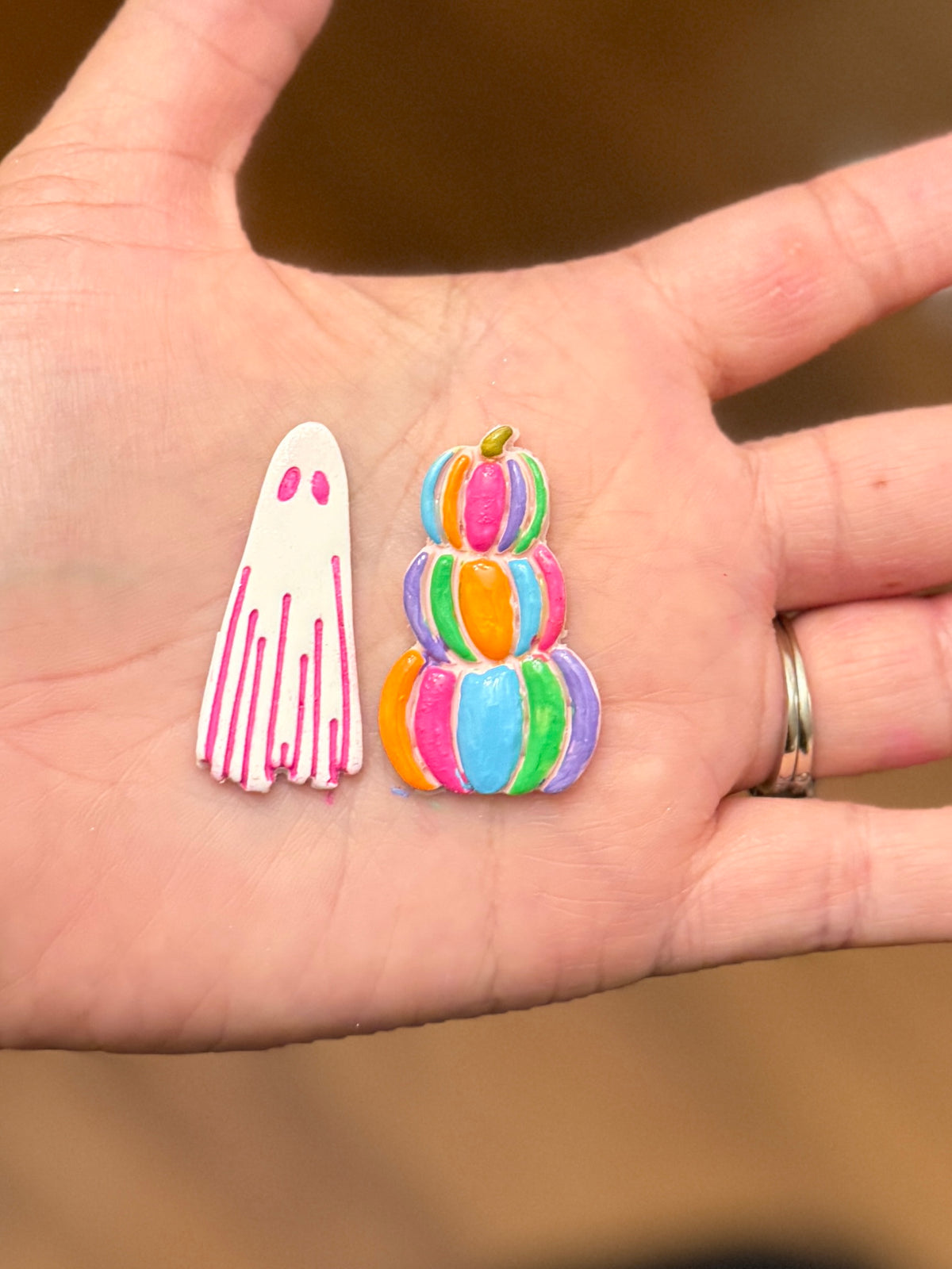 Oversized Ghost Stud Earring