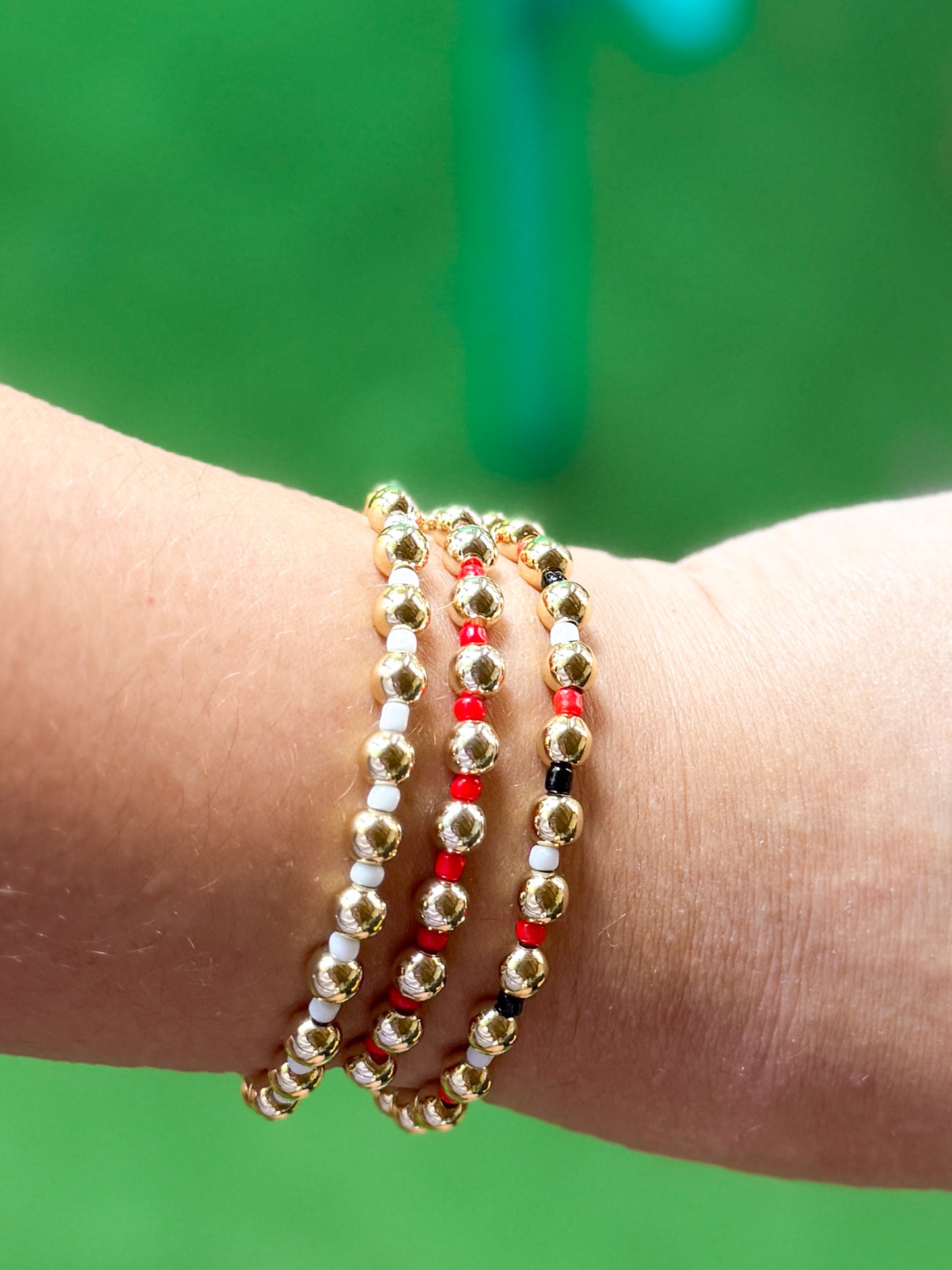 Colored Gold Stacker Bracelet
